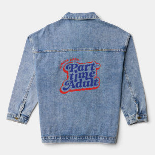 Teilzeit-Erwachsener Jeansjacke