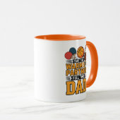 Teilzeit-Warm-up-Partner Vollzeit-Vater Tasse (VorderseiteRechts)