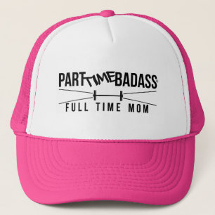 TEILZEITBADASS VOLLZEITmamma-Fernlastfahrerhut Truckerkappe