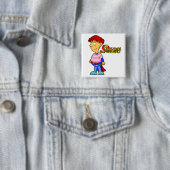 TeilzeitSuperheld-Knopf Button (Beispiel)