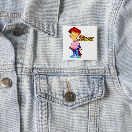 TeilzeitSuperheld-Knopf Button (Beispiel)