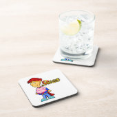 Teilzeitsuperhero-Untersetzer Getränkeuntersetzer (Rechte Seite)