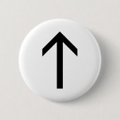 TEIWAZ RUNE BUTTON (Vorderseite)