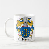 Teixeira-Familienwappen Kaffeetasse (Links)