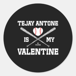 Tejay Antone ist mein Valentinstag Cincinnati Vale Runder Aufkleber