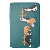 Tejo, der Hund meines Bruders Badematte (Vorderseite Vertikal)