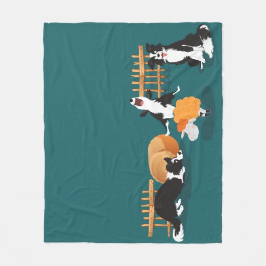 Tejo, der Hund meines Bruders Fleecedecke (Vorderseite)