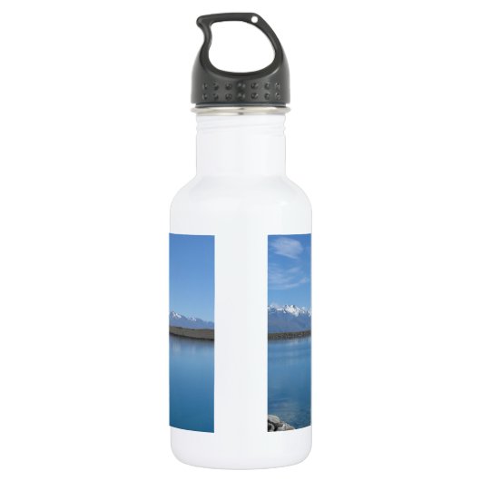 Tekapo-See, Neuseeland Edelstahlflasche (Rückseite)