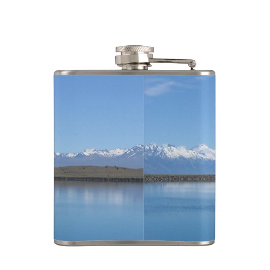 Tekapo-See, Neuseeland Flachmann (Rückseite)