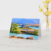 Tekapo-See, Neuseeland Karte (Gelbe Blume)