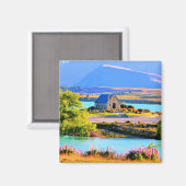Tekapo-See, Neuseeland Magnet (Vorderseite/Rückseite)