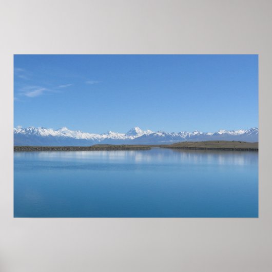 Tekapo-See, Neuseeland Poster (Vorne)