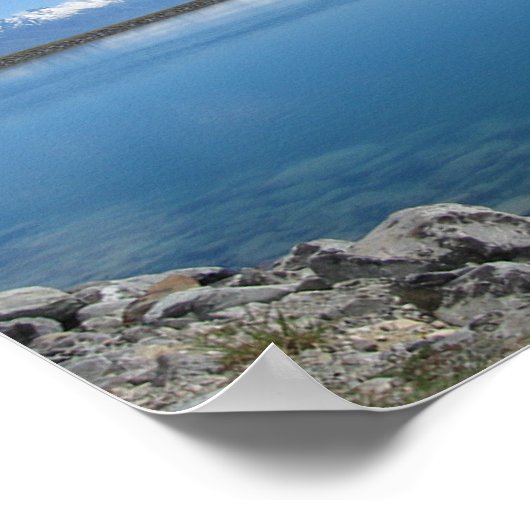 Tekapo-See, Neuseeland Poster (Ecke)