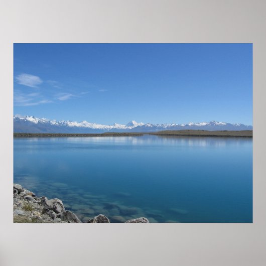 Tekapo-See, Neuseeland Poster (Vorne)