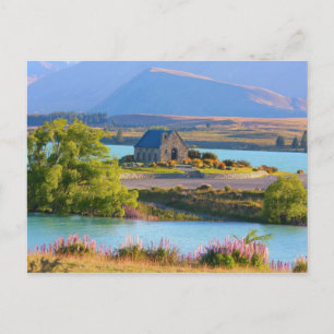 Tekapo-See, Neuseeland Postkarte