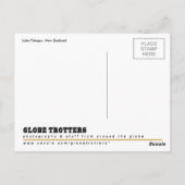 Tekapo-See, Neuseeland Postkarte (Rückseite)