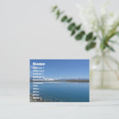 Tekapo-See, Neuseeland Visitenkarte (Stehend Vorderseite)
