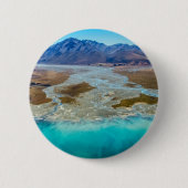 Tekapo-See und Südalpen, Neuseeland Button (Vorderseite)