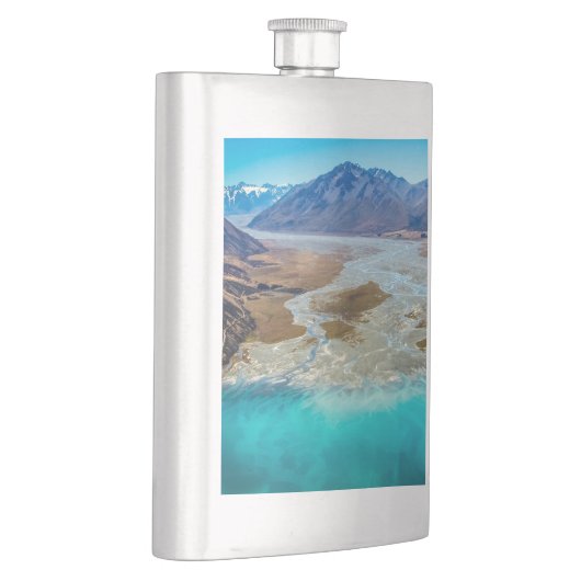 Tekapo-See und Südalpen, Neuseeland Flachmann (Rechts)