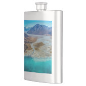 Tekapo-See und Südalpen, Neuseeland Flachmann (Links)