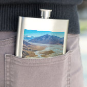 Tekapo-See und Südalpen, Neuseeland Flachmann (Beispiel)