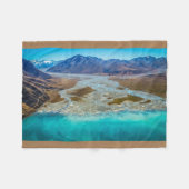Tekapo-See und Südalpen, Neuseeland Fleecedecke (Vorderseite (Horizontal))