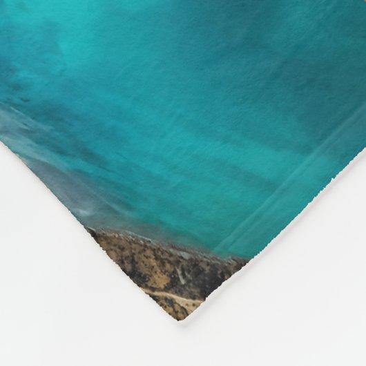 Tekapo-See und Südalpen, Neuseeland Fleecedecke (Ecke)