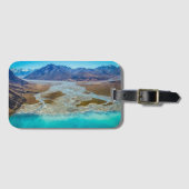Tekapo-See und Südalpen, Neuseeland Gepäckanhänger (Vorderseite (Horizontal))
