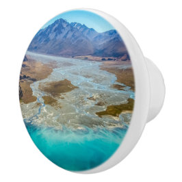 Tekapo-See und Südalpen, Neuseeland Keramikknauf