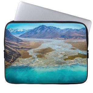 Tekapo-See und Südalpen, Neuseeland Laptopschutzhülle