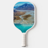 Tekapo-See und Südalpen, Neuseeland Pickleball Schläger (Rückseite)