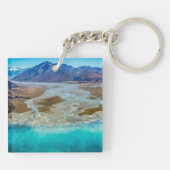 Tekapo-See und Südalpen, Neuseeland Schlüsselanhänger (Rückseite)