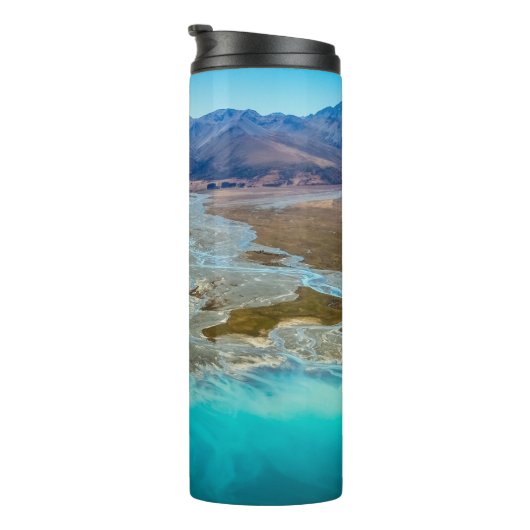 Tekapo-See und Südalpen, Neuseeland Thermosbecher (Nach rechts gedreht)