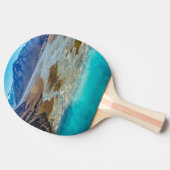 Tekapo-See und Südalpen, Neuseeland Tischtennis Schläger (Seitenansicht)