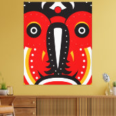 Teke Mask Leinwanddruck (Insitu (Wohnzimmer))