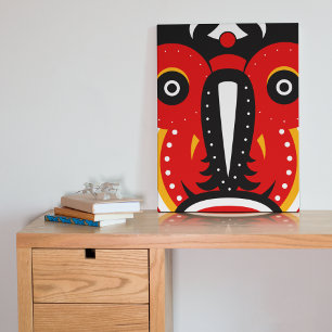 Teke-Maske Leinwanddruck