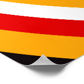 Teke Tribal Mask Poster (Ecke)