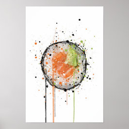 Tekkamaki Lachs Sushirolle Poster