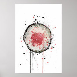 Tekkamaki Thunfisch-Sushi-Rolle Poster