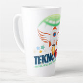 TEKNOFEST-Raketentwürfe - Luftfahrt und Technologi Milchtasse (Linke Ecke)