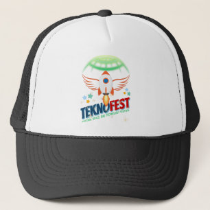 TEKNOFEST-Raketentwürfe - Luftfahrt und Technologi Truckerkappe