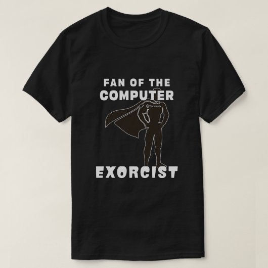 Teknosophie Computer Exorzist T-Shirt (Design vorne)
