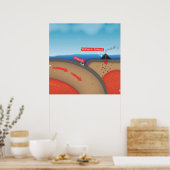 Tektonische Platte Poster (Küche)