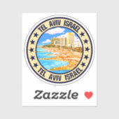 Tel Aviv Aufkleber (Blatt)