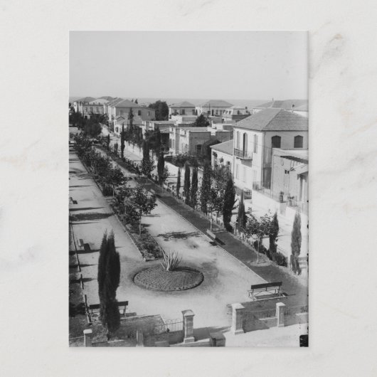 Tel Aviv in den frühen 1920er Jahren Postkarte (Vorderseite)