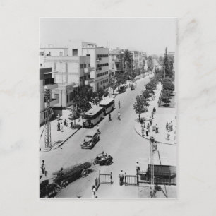Tel Aviv in den frühen 1930er Jahren Postkarte