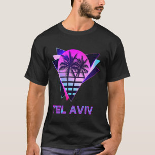 Tel Aviv Israel 80er Vaporware Palm Tree Vintag so T-Shirt