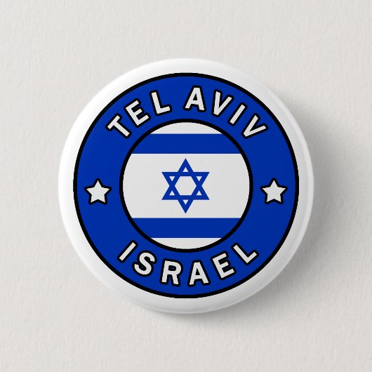 Tel Aviv Israel Button (Vorderseite)