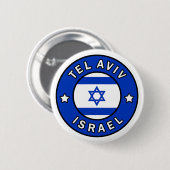 Tel Aviv Israel Button (Vorne & Hinten)