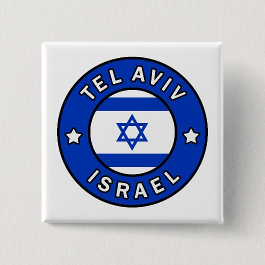 Tel Aviv Israel Button (Vorderseite)